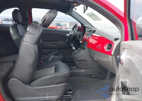 2012 Fiat 500 Sport z USA, uszkodzony, nr VIN 3C3CFFBR8CT385863